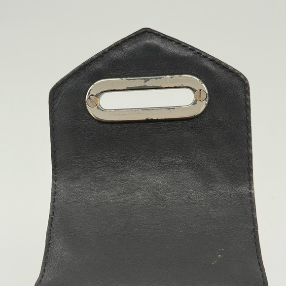 Vintage Style Two-Tone Leather Brighton Collection Shoulder Black & Brown Bag - Picture 5 of 14